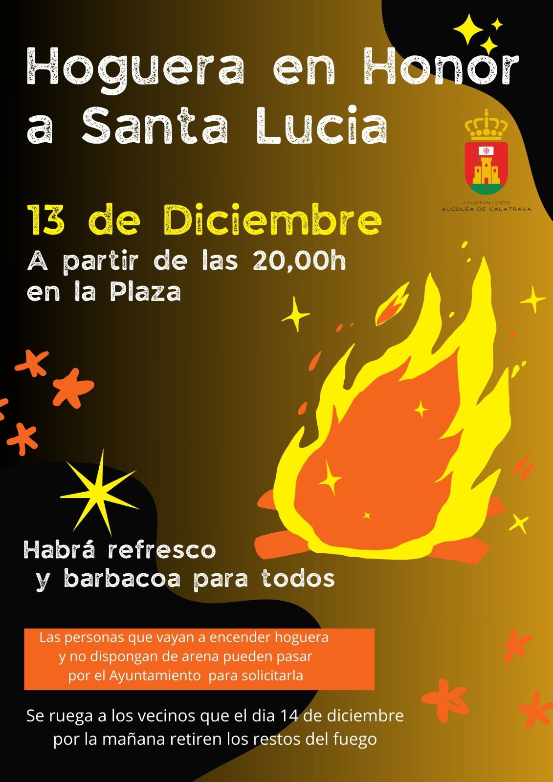 HOGUERA EN HONOR DE SANTA LUCÍA