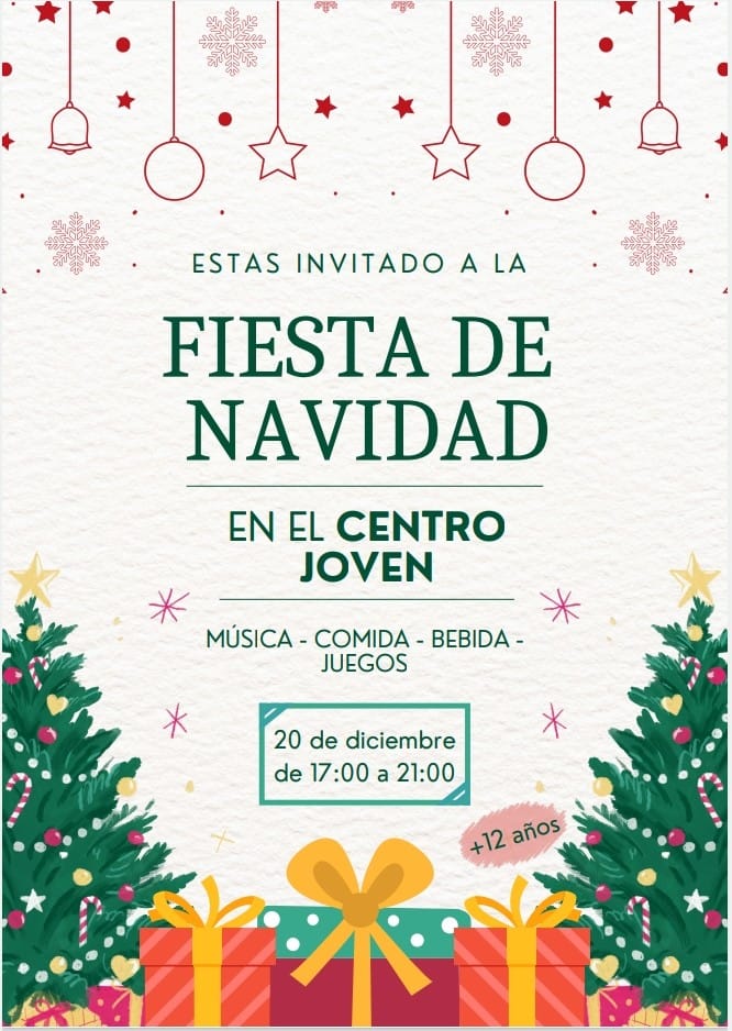 Fiesta de Navidad en el Centro Joven